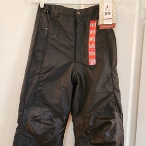 Rugged Bear NWT Snowboard Pants Ski Pants Girls Boys 12 14 Black Pockets